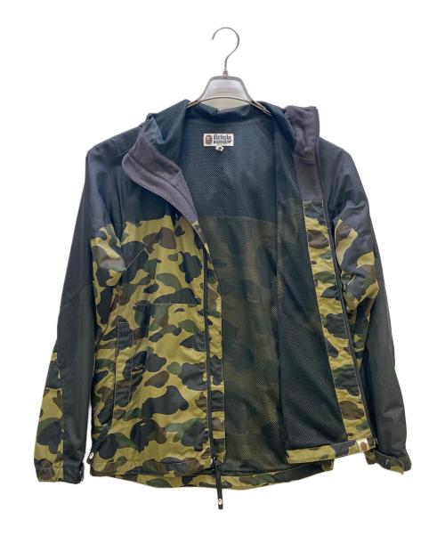 BAPE BY A BATHING APE（ベイプバイアベイシングエイプ）BAPE BY A BATHING APE (ベイプバイアベイシングエイプ) ナイロンジャケット グリーン サイズ:Mの古着・服飾アイテム