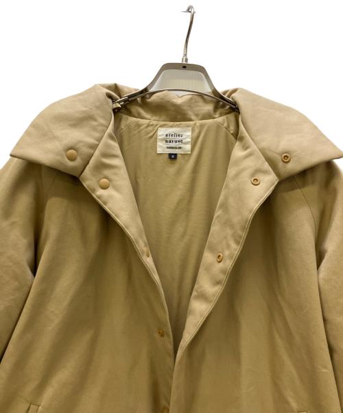 atelier naruse（アトリエナルセ）ATELIER NARUSE (アトリエナルセ) 中綿コート ベージュ サイズ:2の古着・服飾アイテム