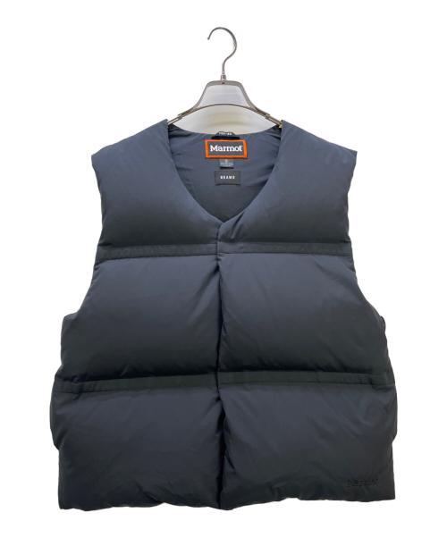 MARMOT（マーモット）Marmot (マーモット) BEAMS (ビームス) ダウンベスト ブラック サイズ:Mの古着・服飾アイテム
