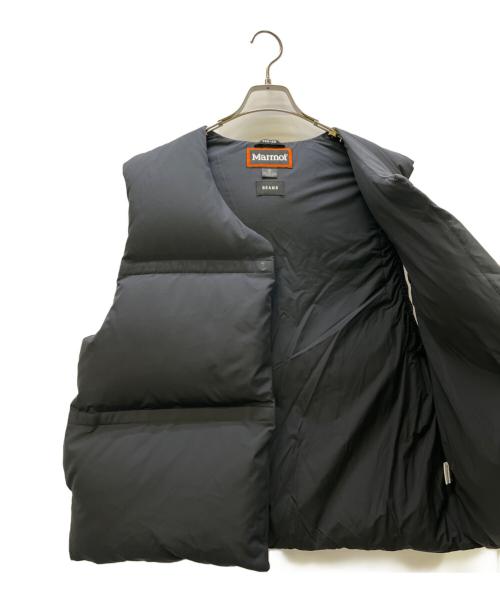 MARMOT（マーモット）Marmot (マーモット) BEAMS (ビームス) ダウンベスト ブラック サイズ:Mの古着・服飾アイテム
