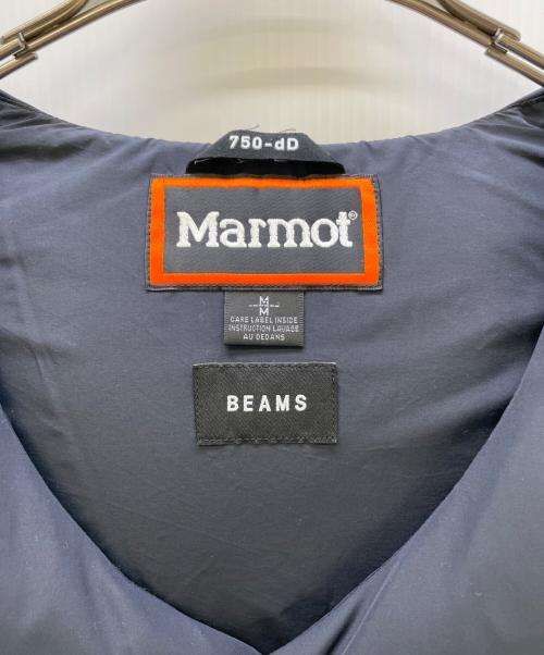 MARMOT（マーモット）Marmot (マーモット) BEAMS (ビームス) ダウンベスト ブラック サイズ:Mの古着・服飾アイテム