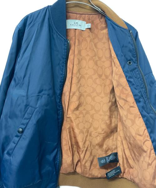 COACH（コーチ）COACH (コーチ) MA-1ジャケット ネイビー サイズ:Sの古着・服飾アイテム