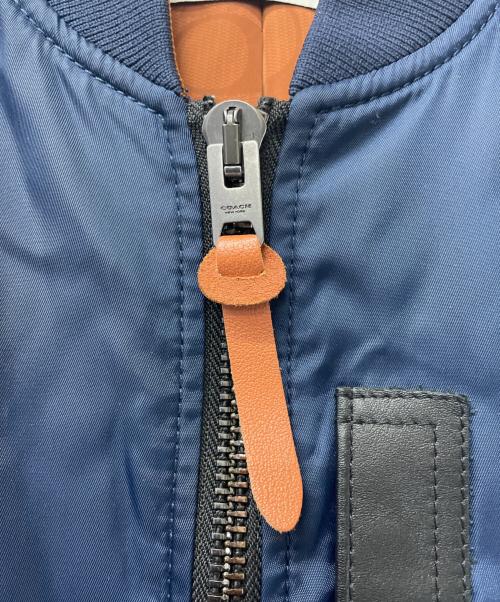 COACH（コーチ）COACH (コーチ) MA-1ジャケット ネイビー サイズ:Sの古着・服飾アイテム