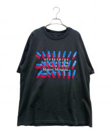 Maison Margiela（メゾンマルジェラ）の古着「オーバーサイズカレンダータググラフィックTシャツ」｜ブラック
