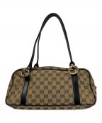 GUCCIグッチ）の古着「ハンドバッグ GGツインズ」｜ベージュ×ブラック