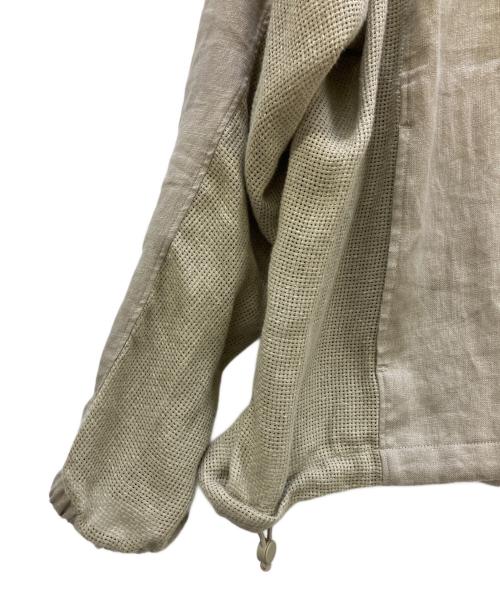 NIKE（ナイキ）NIKE (ナイキ) stussy (ステューシー) リネンシェルジャケット グレー サイズ:Lの古着・服飾アイテム