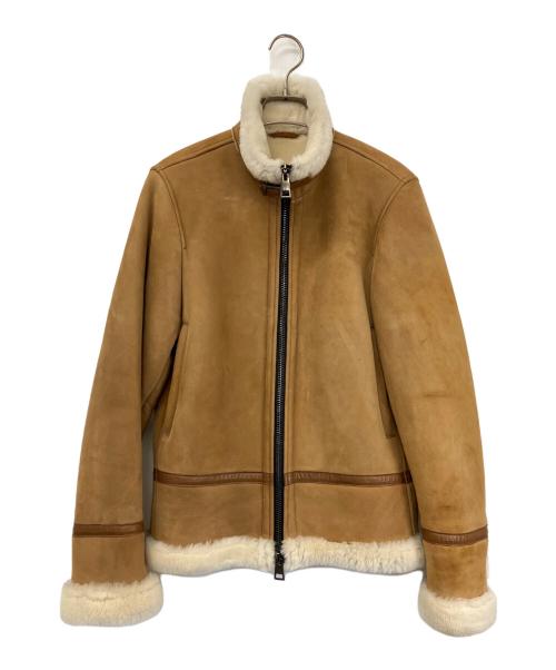 SILENCE（サイレンス）SILENCE (サイレンス) B-3ムートンジャケット ブラウン サイズ:42の古着・服飾アイテム
