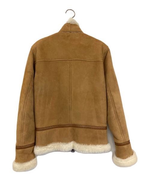 SILENCE（サイレンス）SILENCE (サイレンス) B-3ムートンジャケット ブラウン サイズ:42の古着・服飾アイテム