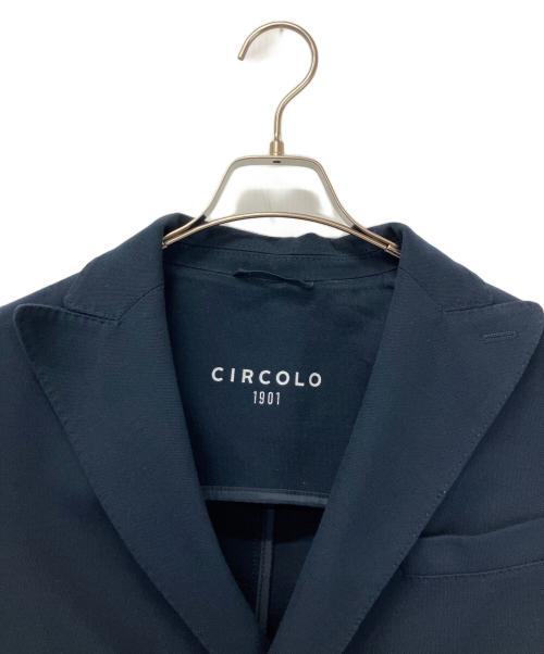 CIRCOLO 1901（チルコロ1901）CIRCOLO 1901 (チルコロ1901) ダブルブレストジャケット ネイビー サイズ:記載なしの古着・服飾アイテム