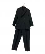 THE GIGIザ・ジジ）の古着「ダブルブレストセットアップスーツ」｜ブラック