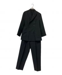 THE GIGI（ザ・ジジ）の古着「ダブルブレストセットアップスーツ」｜ブラック