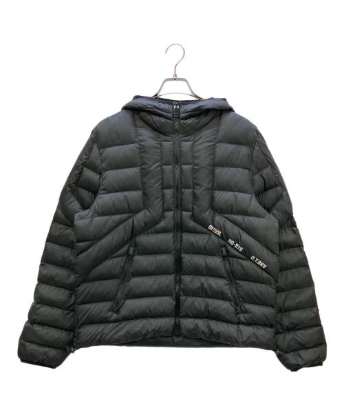 DIESEL（ディーゼル）DIESEL (ディーゼル) 中綿ジャケット ブラック サイズ:Mの古着・服飾アイテム