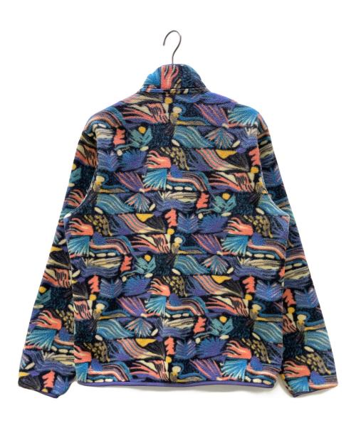 Patagonia（パタゴニア）Patagonia (パタゴニア) フリースジャケット シンチラ パープル・マルチカラー サイズ:Mの古着・服飾アイテム