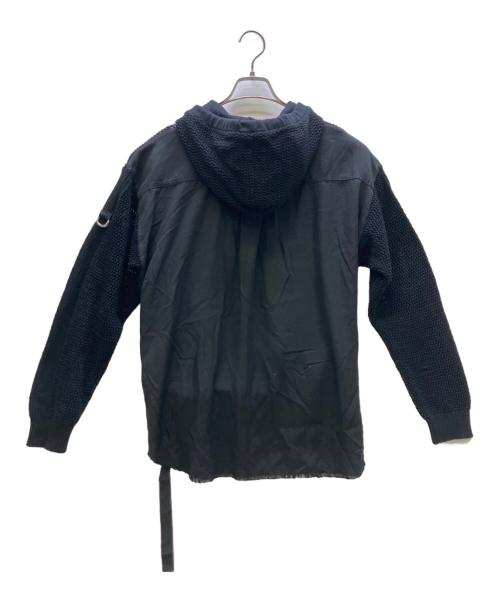 DIESEL（ディーゼル）DIESEL (ディーゼル) フーデッドジャケット ブラック サイズ:Sの古着・服飾アイテム