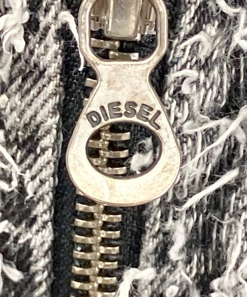 DIESEL（ディーゼル）DIESEL (ディーゼル) フリンジジャケット グレー サイズ:XSの古着・服飾アイテム