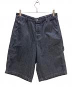 DIESELディーゼル）の古着「デニムハーフパンツ」｜ブラック