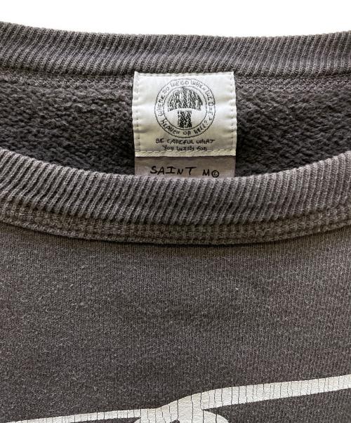 SAINT MICHAEL（セントマイケル）SAINT MICHAEL (セントマイケル) SWEAT SHIRT SORAYAMA グレー サイズ:XLの古着・服飾アイテム