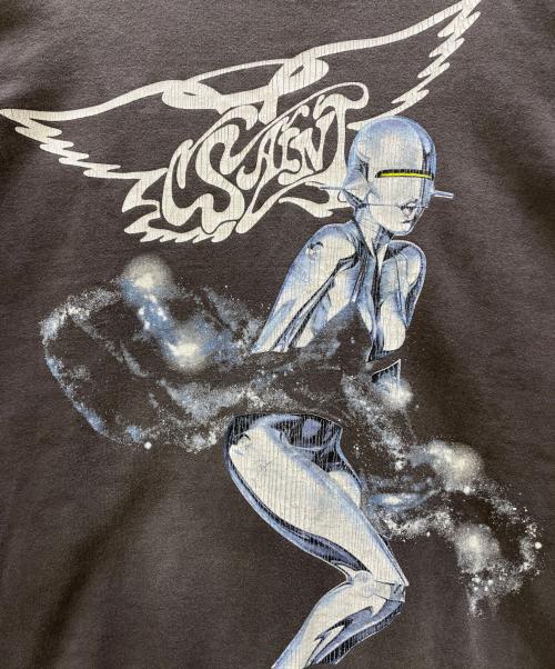 SAINT MICHAEL（セントマイケル）SAINT MICHAEL (セントマイケル) SWEAT SHIRT SORAYAMA グレー サイズ:XLの古着・服飾アイテム