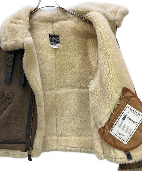 AVIREX（アヴィレックス）AVIREX (アヴィレックス) フライトジャケット ブラウン サイズ:38の古着・服飾アイテム