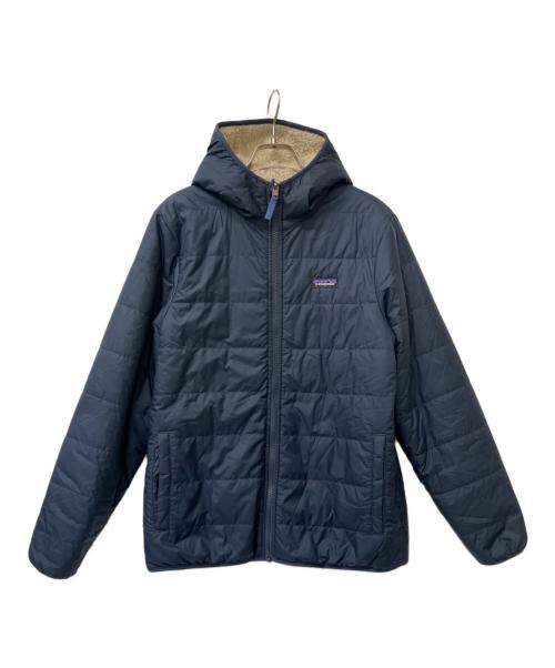 Patagonia（パタゴニア）Patagonia (パタゴニア) リバーシブルボアジャケット ネイビー サイズ:XXLの古着・服飾アイテム