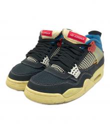 NIKE×UNION（ナイキ×ユニオン）の古着「ハイカットスニーカー AIR JORDAN 4 "OFF NOIR"」｜ブラック