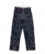 SUPREMEシュプリーム）の古着「バギージーンズ」｜インディゴ