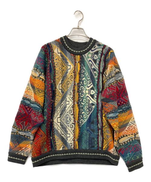 Coogi（クージー）Coogi (クージー) 厚手ニット マルチカラー サイズ:Mの古着・服飾アイテム