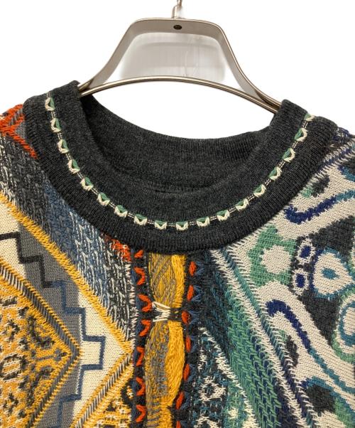 Coogi（クージー）Coogi (クージー) 厚手ニット マルチカラー サイズ:Mの古着・服飾アイテム