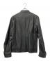MICHEL KLEIN HOMME (ミッシェルクラン オム) レザージャケット ブラック サイズ:48：10000円