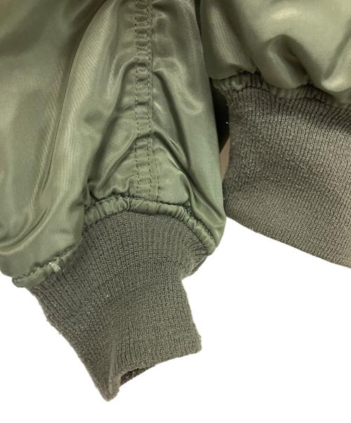 ALPHA INDUSTRIES（アルファインダストリーズ）ALPHA INDUSTRIES (アルファインダストリーズ) MA-1フライトジャケット オリーブ×オレンジ サイズ:Mの古着・服飾アイテム