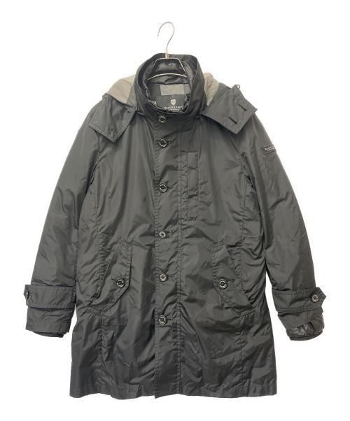 BLACK LABEL CRESTBRIDGE（ブラックレーベル クレストブリッジ）BLACK LABEL CRESTBRIDGE (ブラックレーベル クレストブリッジ) ダウンジャケット ブラック サイズ:Mの古着・服飾アイテム