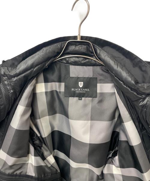 BLACK LABEL CRESTBRIDGE（ブラックレーベル クレストブリッジ）BLACK LABEL CRESTBRIDGE (ブラックレーベル クレストブリッジ) ダウンジャケット ブラック サイズ:Mの古着・服飾アイテム