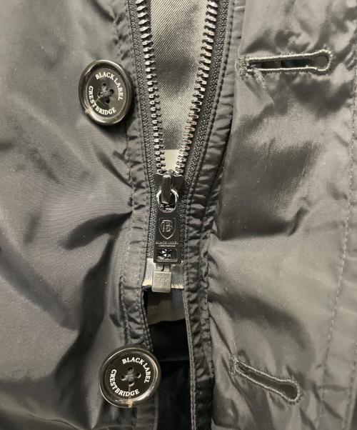 BLACK LABEL CRESTBRIDGE（ブラックレーベル クレストブリッジ）BLACK LABEL CRESTBRIDGE (ブラックレーベル クレストブリッジ) ダウンジャケット ブラック サイズ:Mの古着・服飾アイテム