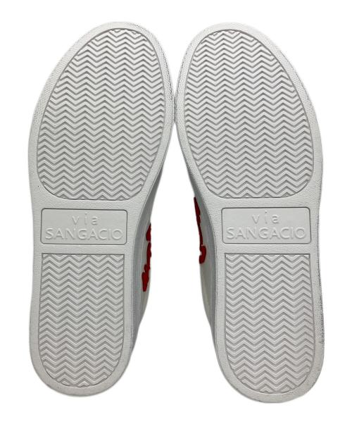 Sangacio（サンガッチョ）Sangacio (サンガッチョ) BASQUIAT (バスキア) スニーカー ホワイト サイズ:24.5 未使用品の古着・服飾アイテム