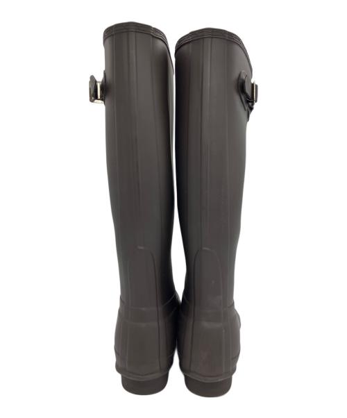 HUNTER（ハンター）HUNTER (ハンター) ロングレインブーツ ブラウン サイズ:UK5の古着・服飾アイテム