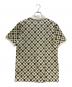 A BATHING APE (ア ベイシング エイプ) ポロシャツ モノグラム柄 ホワイト サイズ:L 未使用品：12000円