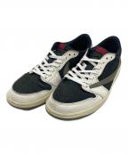 NIKE×Travis Scottナイキ×トラヴィススコット）の古着「スニーカー」｜アイボリー×グリーン