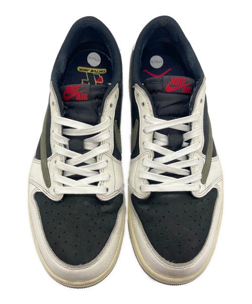 NIKE（ナイキ）NIKE (ナイキ) TRAVIS SCOTT (トラヴィススコット) スニーカー アイボリー×グリーン サイズ:27.5の古着・服飾アイテム