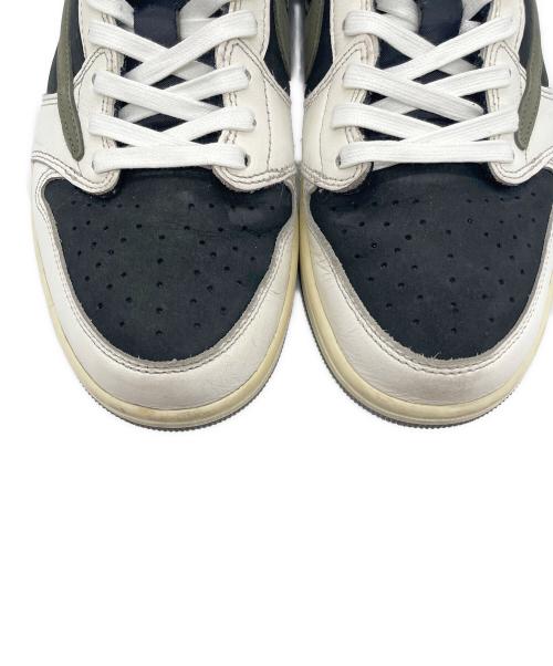 NIKE（ナイキ）NIKE (ナイキ) TRAVIS SCOTT (トラヴィススコット) スニーカー アイボリー×グリーン サイズ:27.5の古着・服飾アイテム