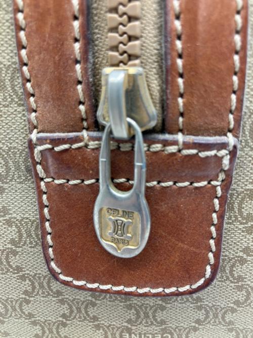 CELINE（セリーヌ）CELINE (セリーヌ) ハンドバッグ マカダム ブラウンの古着・服飾アイテム