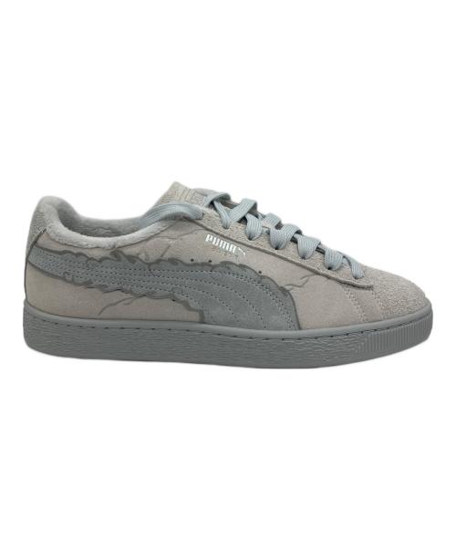 PUMA（プーマ）PUMA (プーマ) ONE PIECE (ワンピース) ローカットスニーカー PUMA SUEDE 3 ONE PIECE FEATHER GRAY-COOL LIGHT GRAY ライトグレー サイズ:26.5の古着・服飾アイテム