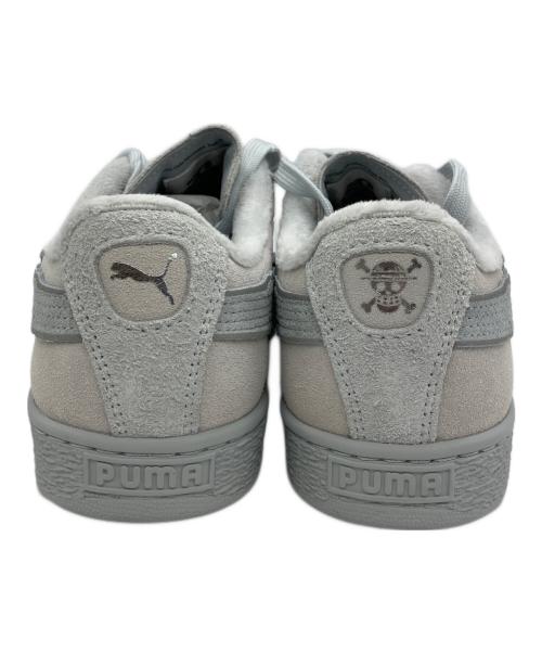 PUMA（プーマ）PUMA (プーマ) ONE PIECE (ワンピース) ローカットスニーカー PUMA SUEDE 3 ONE PIECE FEATHER GRAY-COOL LIGHT GRAY ライトグレー サイズ:26.5の古着・服飾アイテム