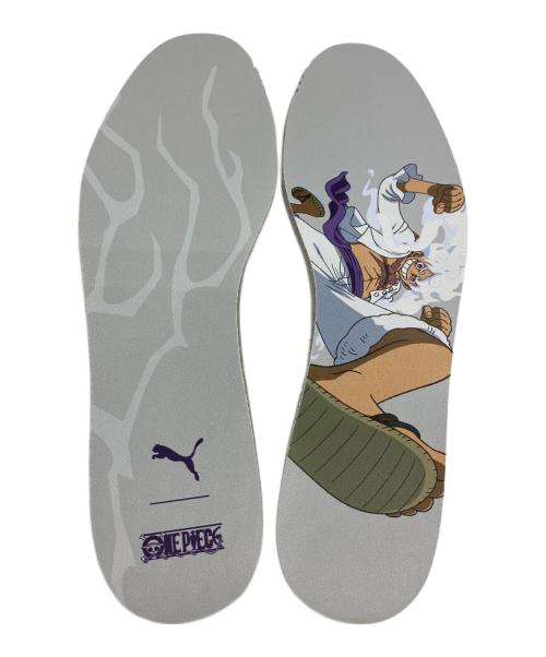 PUMA（プーマ）PUMA (プーマ) ONE PIECE (ワンピース) ローカットスニーカー PUMA SUEDE 3 ONE PIECE FEATHER GRAY-COOL LIGHT GRAY ライトグレー サイズ:26.5の古着・服飾アイテム