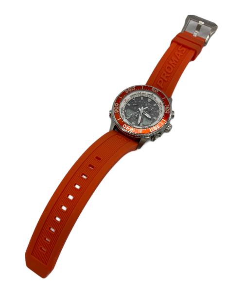 CITIZEN（シチズン）CITIZEN (シチズン) 腕時計 プロマスター ブラック×オレンジの古着・服飾アイテム