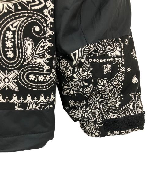 FIRST DOWN（ファーストダウン）FIRST DOWN (ファーストダウン) ダウンジャケット ブラック×ホワイト サイズ:Mの古着・服飾アイテム