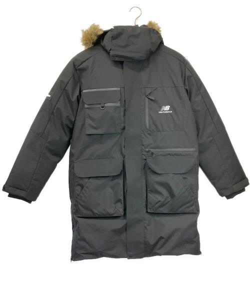 NEW BALANCE（ニューバランス）NEW BALANCE (ニューバランス) ユーティリティーダウンコート ブラック サイズ:JP Lの古着・服飾アイテム