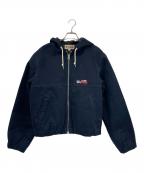 stussyステューシー）の古着「ジップパーカー 	24AW WORK JACKET」｜ネイビー