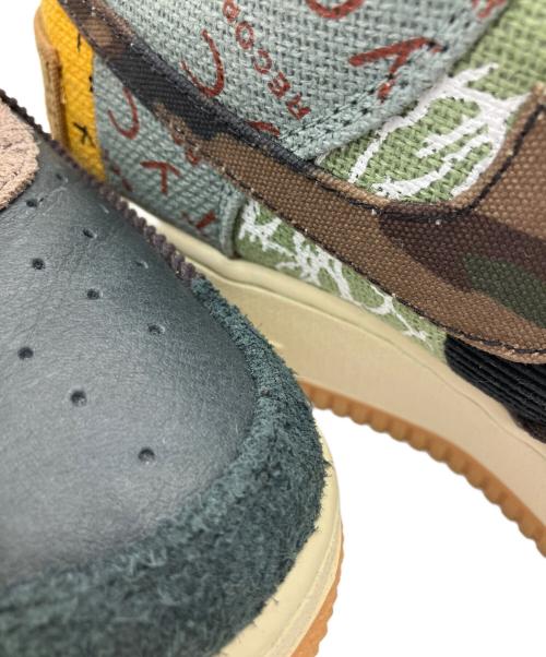 NIKE（ナイキ）NIKE (ナイキ) TRAVIS SCOTT (トラヴィススコット) スニーカー Air Force 1 Low Cactus Jack Multi Color ブラウン×ブラック サイズ:25の古着・服飾アイテム