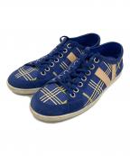 LOUIS VUITTONルイ ヴィトン）の古着「キャンバススニーカー」｜ブルー