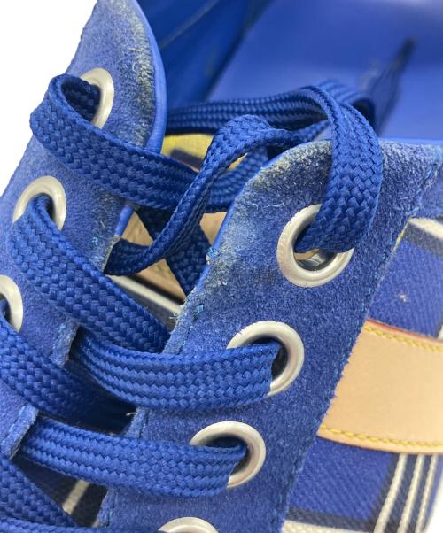LOUIS VUITTON（ルイ ヴィトン）LOUIS VUITTON (ルイ ヴィトン) キャンバススニーカー ブルー サイズ:7の古着・服飾アイテム